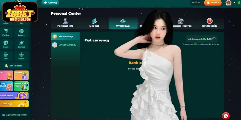 Step 2: Completing Your Withdraw from 1BBET