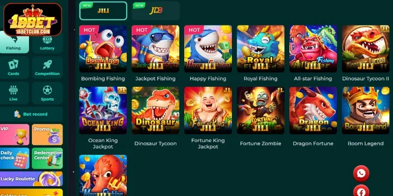 Top Fishing Games on 1BBET to Choose From